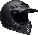BELL Moto-3 Casque de Moto Classique Matte Gloss Taille L