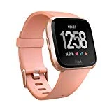Fitbit Versa - Montres Connectées Forme, Sport et Bien-être : Plus de 4 Jours d'autonomie, Étanche, Suivi Fréquence Cardiaque, Pêche