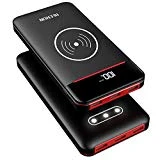 RLERON Batterie Externe 25000mAh Power Bank sans Fil Rapide Chargeur à Induction avec 3 Ports USB & 2 Entrées(Type-C & Android Device) pour iPhone,iPad,Android Smartphone,Tablettes et