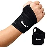 ipow [ 2 PCS Wrist Wraps/Bandage Protection de Poignets/Serre-Poignets soulager la Douleur, Unisex, Convient Toutes Sortes de Sports