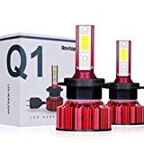 Rovtop 2PCS Ampoule H7 LED Voiture Ampoules IP68 Etanche 10000LM Super Bright 6500K lumière Blanche Ampoules
