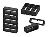 Chofit Bracelet en Silicone Noir pour Montres Compatible avec Garmin Forerunner 235