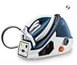 Calor GV7830C0 Centrale Vapeur Haute Pression Pro Express 6,9 bars Sans Réglages Effet Pressing jusqu'à 450g/min Générateur Repassage Blanc et Bleu