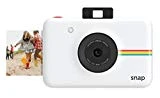 Polaroid Snap - Appareil Photo Numérique Instantané avec la Technologie d'Impression Zink Zero Ink, 10 Mp, Bluetooth, Micro Sd, 5 x 7,6 cm, Blanc