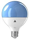 AwoX SMLm-C13G Ampoule connectée Bluetooth SmartLIGHT Globe Couleur Maille E27 13W, Résine, 13 W, Blanc