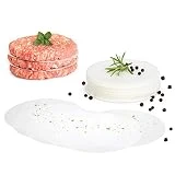 GOURMEO papier antiadhésif 500 pièces pour presse à hamburger, rond, diamètre 11 cm | papier antiadhésif, papier cuisson pour presse à burger, papier de séparation