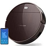 Aspirateur Robot Tesvor V300, connexion WiFi,100 min d'autonomie et jusqu'à 150m², pour sols durs et poils d'animaux, Compatible avec Alexa et Google Home