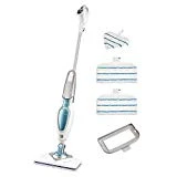 Black & Decker FSM1630-QS Balai vapeur filaire - 4 accessoires, 1600 W, 460 milliliters, Bleu
