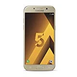 Samsung Galaxy A5 2017 Smartphone portable débloqué 4G (Ecran: 5,2 pouces - 32 Go - Nano-SIM - Android 6.0) Or (Carte SIM européenne uniquement)