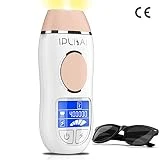 IPLBAI Epilateur à Lumière Pulsée - IPL Épilation Définitive sans Douleur Appareil d'Épilation Professionnel avec Écran LCD pour Corps, Visage, Maillot, Aisselles à la Maison ou en Voyage