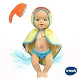 VTech- LL-Valentin Prend Son Bain Little Love POUPEES/POUPONS, 80-197405, Multicolore