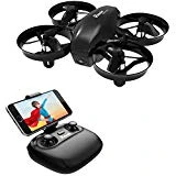 Potensic Drone avec caméra Potensic Mini avion avec télécommande Drone avec Wifi caméra A20W fonction de suspension Altitude caméra, adapté aux débutants, Meilleur cadeau de Noël