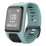 NotoCtiy Bracelet Tomtom Adventurer Montre,Bracelet De Rechange en Silicone pour Tomtom Runner 2 / Runner 3 / Spark 3 / Aventurier/Golfeur 8 Sports GPS Running