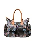 Desigual Bag Mandri London Women, Sacs portés épaule femme, Noir (Negro), 15.5x25.5x32 cm (B x H T)