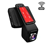 TOGUARD Caméra de Voiture WiFi Caméra Embarquée Full HD 1080P, Objectif Réglable à Grand Angle de 170 Degrés, Dashcam Voiture Enregistreur de Conduite Écran LCD 2.45 Pouces, Enregistrement en Boucle
