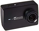 YI 4K Caméra d'action avec Gimbal Stabilisateur à 3-Axes Compatible avec YI Bâton Selfie Stick Bluetooth Télécommande - Noir