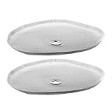 Lot de 2 filtres de rechange universels pour presse à café 3 tasses (350 ml) en acier inoxydable 304 pour cafetières Bodum