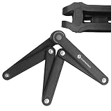 Sportastisch Top¹ Antivol pliable Fold & Hold avec clé et support | Cadenas de Vélo pour bicyclette, scooters et motos | haut niveau de sécurité 7 pour enfants et adultes | Jusqu'à 3 ans de garantie²