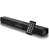 Bluetooth Barre de Son, Haut Parleur TV Bar de Son Filaire&Bluetooth 4.2 Mini Portable Soundbar avec Telecommande Home Cinema pour PC Televiseur Ordinateur