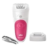 Braun Silk-épil 5 5-531 technologie Wet&Dry épilateur sans fil avec trois accessoires supplémentaires, dont une pince à épiler lumineuse