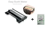 Easy Sushi Maker Sushi Roller Ø 3,5 cm + Lot de 3 Films de Rechange Gratuite