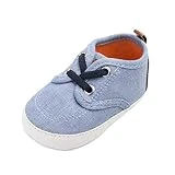 yuyuanDO bebe Chaussures Bébé Garçons Filles Nouveau-nés Semelle souple Baskets Antidérapantes, en toile, Style Sport Décontracté 6 12 18mois Cadeaux Nouveau-nes 4 Colors (11(0-6mois), B)