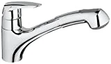 GROHE 32257001 Eurodisc Mitigeur Evier avec Douchette Extractible, Chromé
