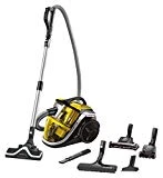Rowenta ro8374ea Silence Force Multi Cyclonic Animal Care Pro Aspirateur traîneau sans sac, Très Silencieux, 2 L, Camomille/Noir