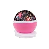 YKIO Cadeaux Filles Jouets Âge 2-10, Jouet Nuit Lumière Lune Étoile Étoile Univers Rotation pour Enfants Bébés Jouets pour Filles 2-10 Ans Filles 2-10 Ans Fille Cadeaux Cadeaux De Noël