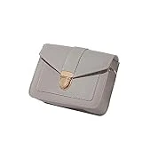 Mode Femme Sac à Bandoulière Messager En Cuir De Couleur Pure