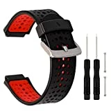 TRUMiRR Silicone Caoutchouc Bracelet de Montre pour Garmin Forerunner 235/220/230/735XT