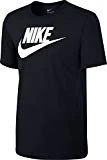 Nike 696707-015 T-Shirt Homme, Noir/Blanc, FR : M (Taille Fabricant : M)