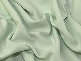 Minerva Sienna Tissu en crêpe Vert Menthe pâle au mètre