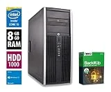 Ordinateur de Bureau HP EliteDesk 800 G1 MT - Core i3-4130 @ 3,4 GHz - 8Go RAM - 500Go HDD - Graveur DVD - Win10 Home (Reconditionné Certifié)