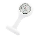 Montre infirmière Hopital idéal pour Pulsation et Lavage des Mains Coloris Silicon Blanc