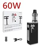 Cigarette électronique, GENJI 60W Cigarettes Electroniques Kit Complet Batterie 1500mAh E cigarette électronique Sans liquide, Sans nicotine