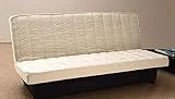 King of Dreams Matelas Clic Clac 140x190 Latex Naturel de densité 80 Kg/m3 et Mousse Poli Lattex Indéformable - 15 cm - Soutien Ferme + Protège Matelas Offert GOLD15