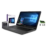 Ordinateur Portable HP 255 G7,15.6 AMD A4 2,60 GHz Turbo Ram 8 Go DDR4/SSD 240 Go,Radeon R3 Graphic, Windows 10 Professional,Bureau,USB 3.0/WiFi/,Clavier QWERTY Italien