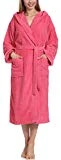 Ladeheid Peignoir de Bain Éponge 100% Coton Femme LA40-102(Rose (M13), M)