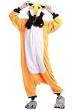 Pyjama Animal Adultes Kigurumi Cosplay Renard Animal pour Unisexe, A, L (fit pour Hauteur 169-178cm)