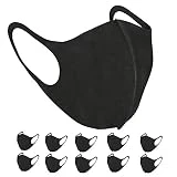 Masque facial de bouche de tatouage, fournitures de tatouage, éponge antipoussière + lavable, réutilisable, en trois dimensions ultra mince 10PCS