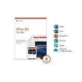 Microsoft Office 365 Famille | jusqu'à 6 utilisateurs | 1 an | téléchargement