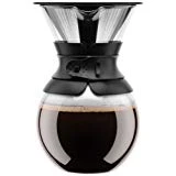 BODUM - 11571-01S - POUR OVER - Cafetière, filtre permanent maille inox, 8 tasses - 1.0 l