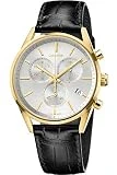 Calvin Klein Hommes Chronographe Quartz Montre avec Bracelet en Cuir K4M275C6