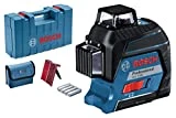 Bosch Professional Laser Lignes GLL 3-80 ( 1,5 V, Laser rouge, Portée 30 m,  Poche de rangement)