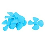 sourcing map 6pcs Ventilateur Forme 4 Aube 100mm Dia RC Bateau Hélice Pagaie Moteur sans Balai