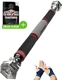 Sportstech KS200 Barre de Traction Porte Murale sans vis Multifonction, Fixation Hexagonale, Levier de Serrage Pull-up, Rembourrage Main Musculation Fitness, sécurisé + Gants d'entraînement