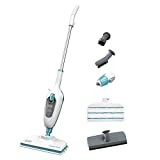 Black+Decker Balai Vapeur avec Nettoyeur à main - 5 en 1 - 1300 W - Capacité du Réservoir : 380 ml - 99,9% des Bactéries Tuées - Temps de chauffe : 25 secondes - Multi-surfaces