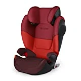 CYBEX Silver Siège Auto Solution M-Fix SL, Adapté aux Voitures Avec ou Sans Isofix, Groupes 2/3 (15-36 kg), De 3 Ans à 12 Ans Environ, Rumba Red