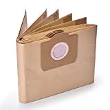 GL Gear Paquet de 10 Karcher 6.959-130.0 Dustbag en papier A 2201/2204/2504 pour Karcher WD3 WD3P Wet & Dry Aspirateur de remplacement